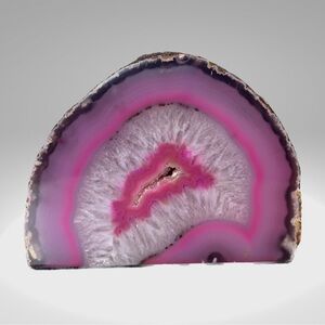 Natural stone Pink Agate crystal